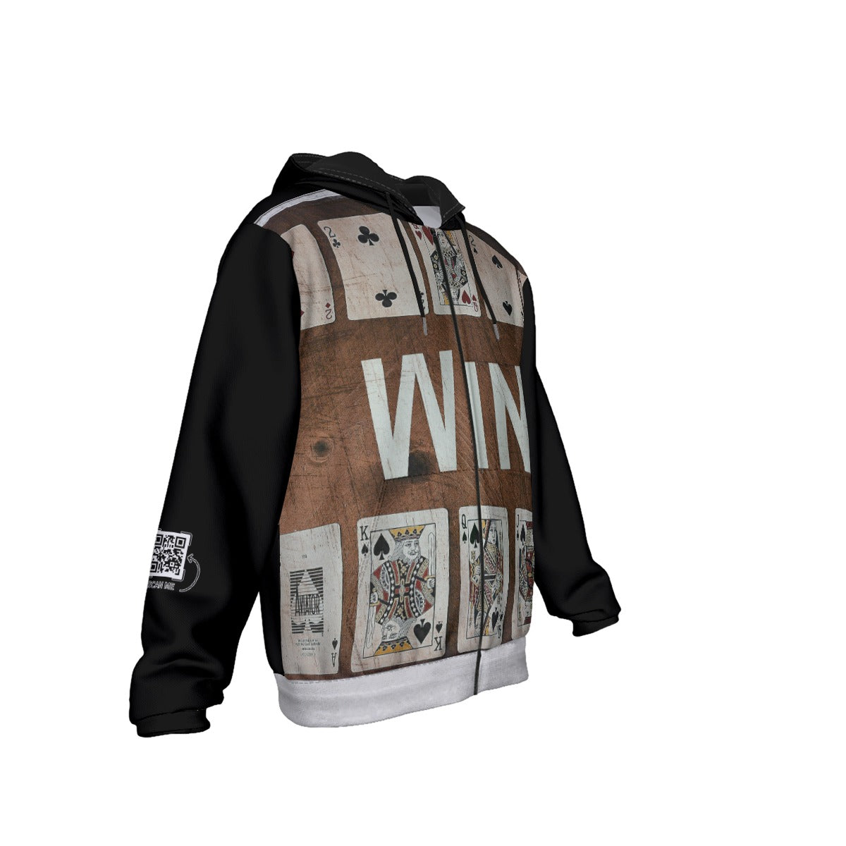 Blacc CZA Win Men's Heavy Fleece Zip Up Hoodie