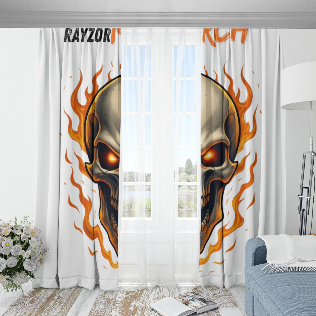 Blackout Curtains with Hooks | 265(gsm)