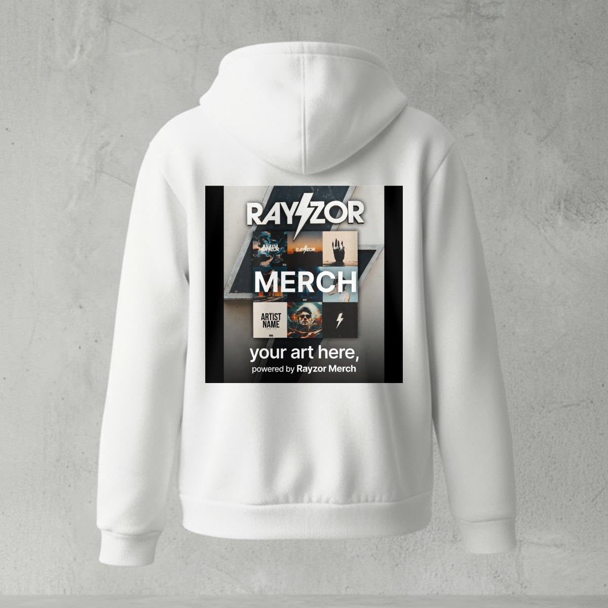 personalized Men’s Zip Sweatshirt|DTF Back and Front