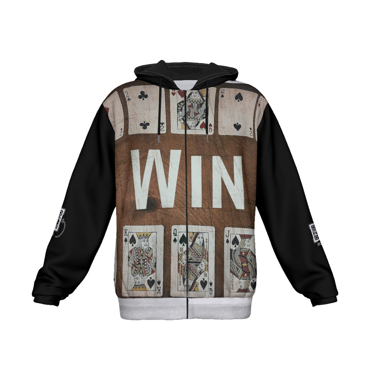 Blacc CZA Win Men's Heavy Fleece Zip Up Hoodie