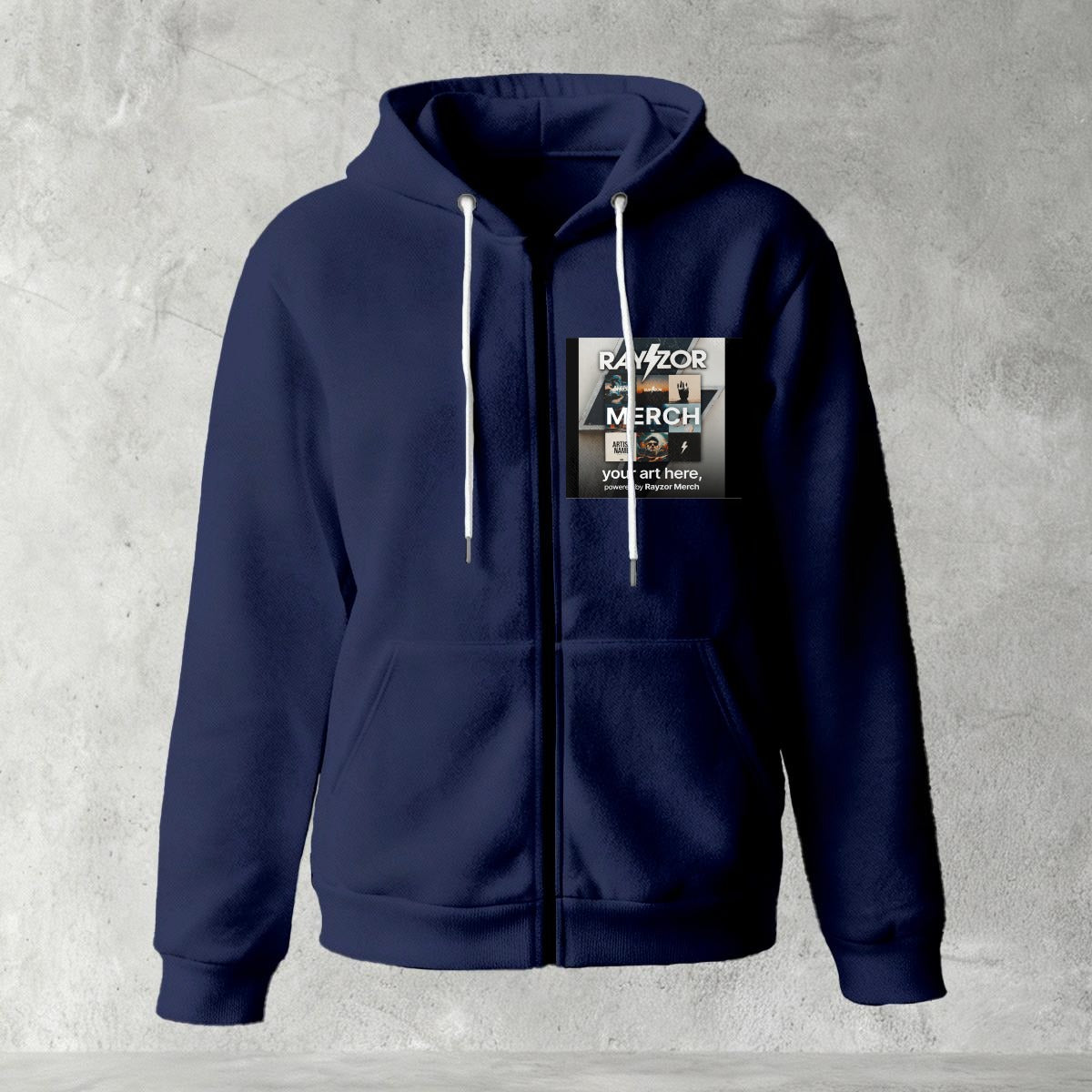 Bulk Blank Unisex Zip Sweatshirt DTF