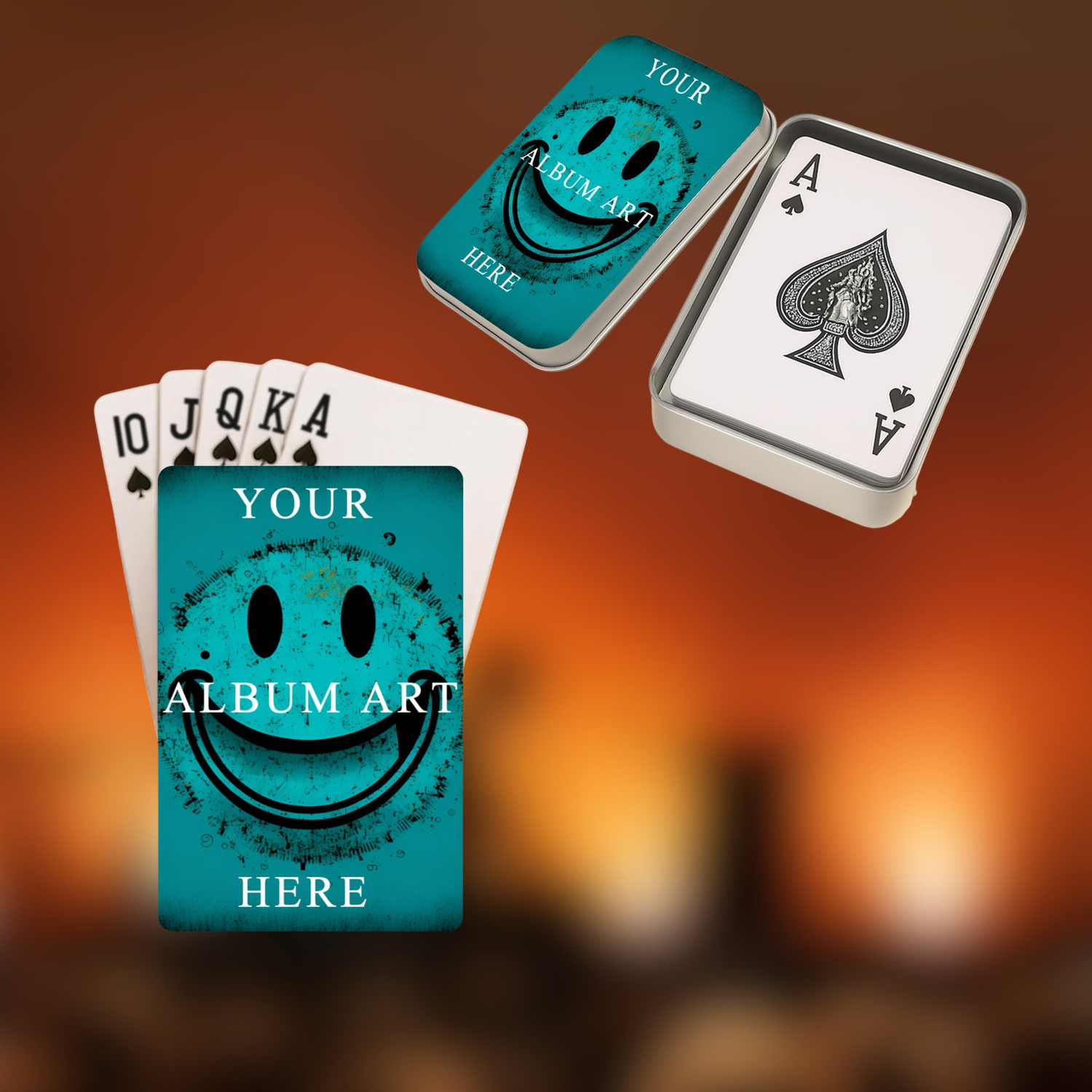 Bulk Buy Playing Cards Standard size With Metal Case