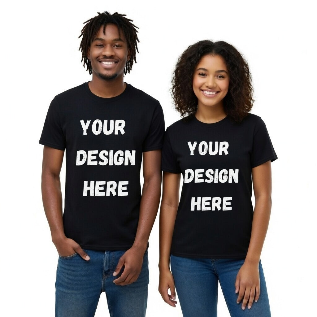 Bulk Pack: 5 Premium Unisex 180 GSM Cotton T-Shirts –  all one size