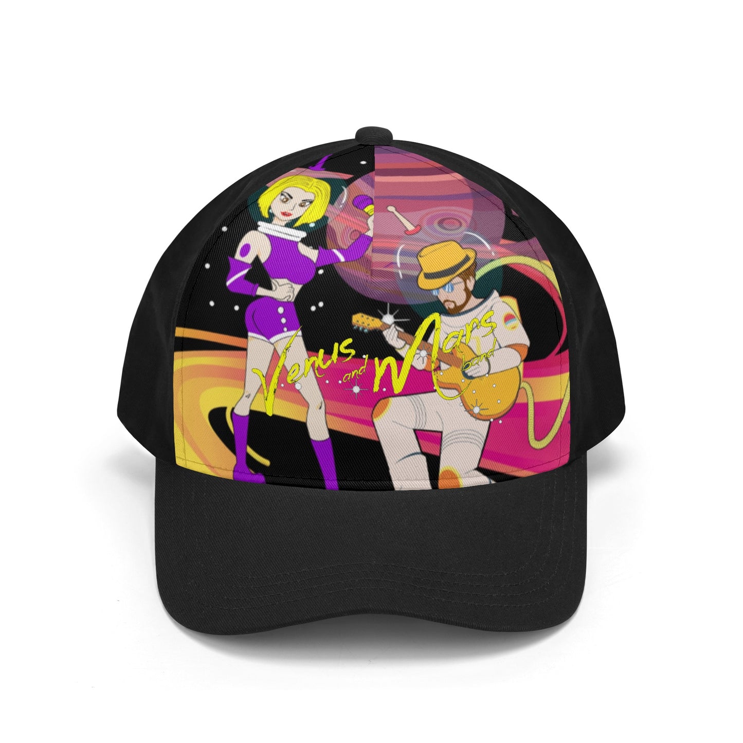 Venus and Mars Casual Baseball Caps