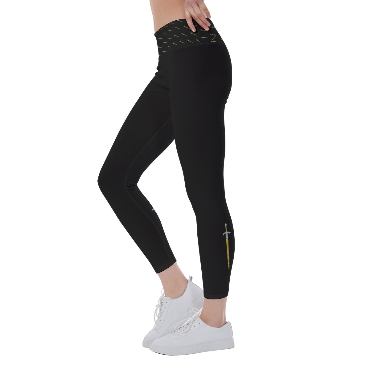 Eveline Kay Women's Sword Yoga Leggings