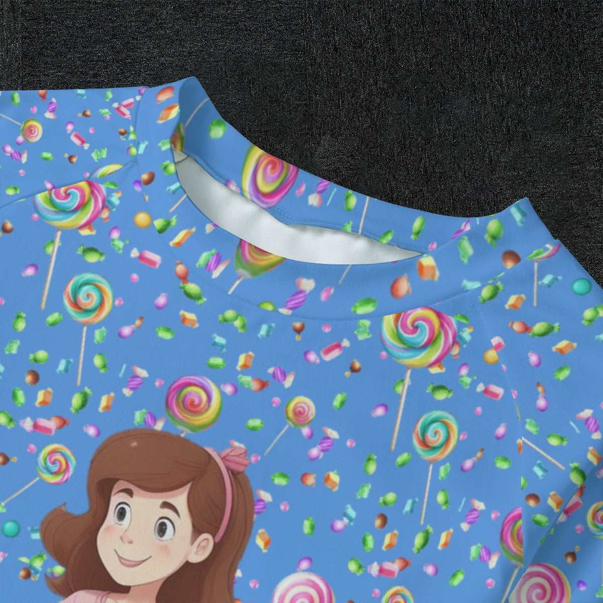 Candy Coated Fantasy Kid'ss Sleep Blue  Pajamas #001