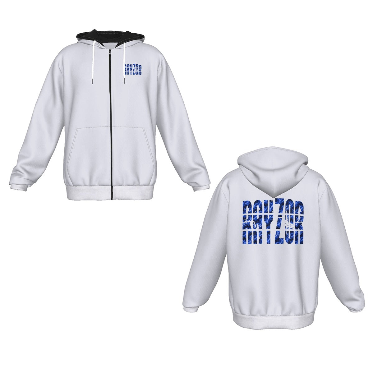 Rayzor Merch Men's Heavy Fleece Zip Up Hoodie