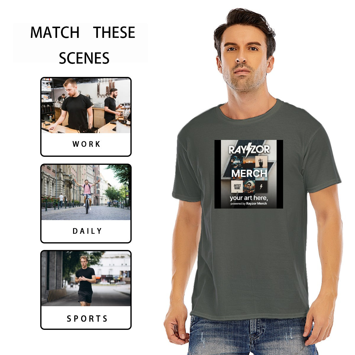 Personalized T-Shirt  Unisex O-neck Short Sleeve T-shirt | 180GSM Cotton (DTF)