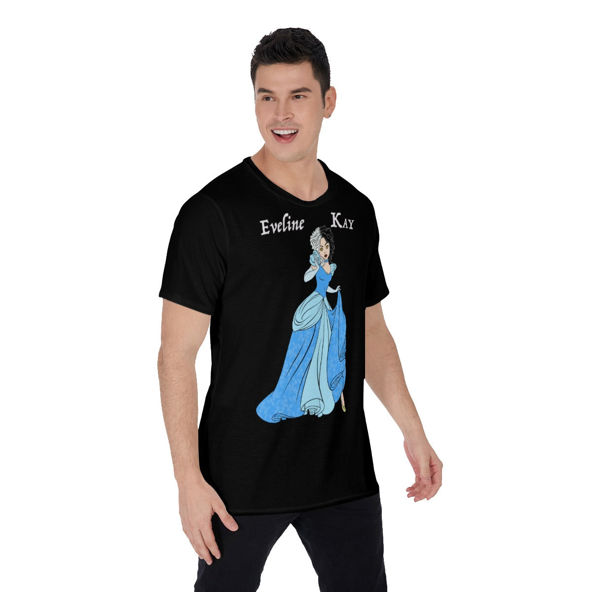 Eveline Kay  Men's O-Neck Cinderella T-Shirt