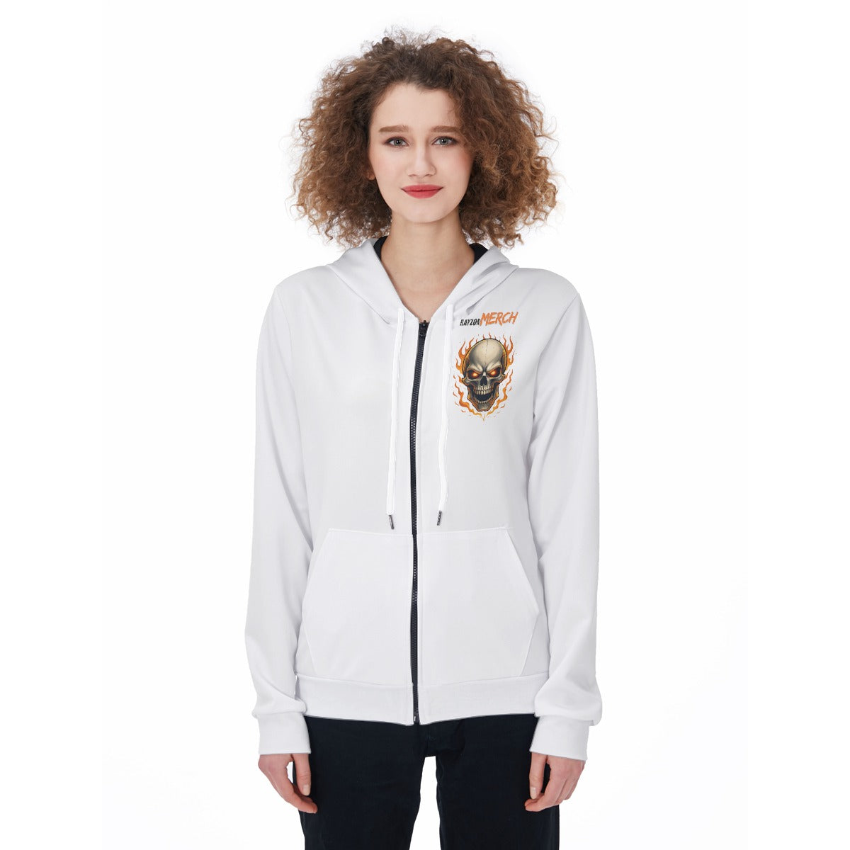 All-Over Print Women's Zip Up Hoodie