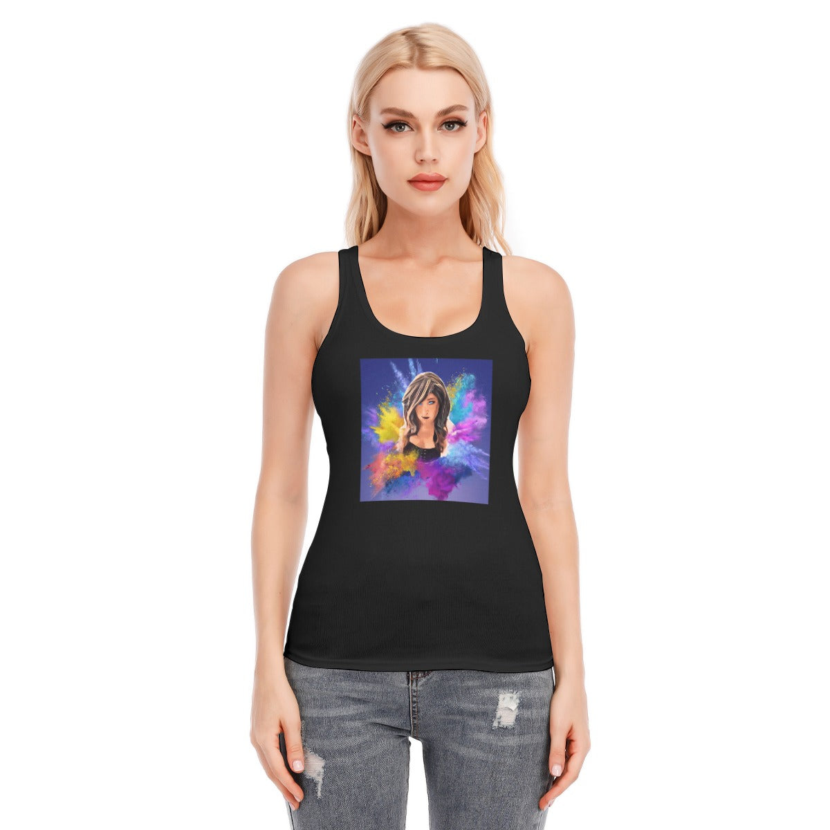 Chrissy Lovely Women's Racer Vest | 190GSM Cotton