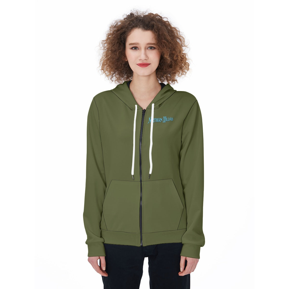 Northern Willow  Women's Zip Up Hoodie Refer to size chart for proper fit