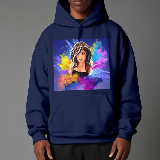 Chrissy Lovely Unisex Pullover Hoodie with Micro-Fleece Lining|DTF