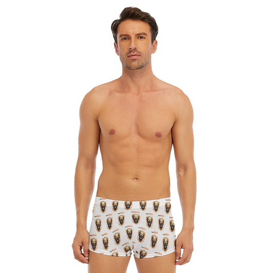 All-Over Print Men's Short Boxer Briefs