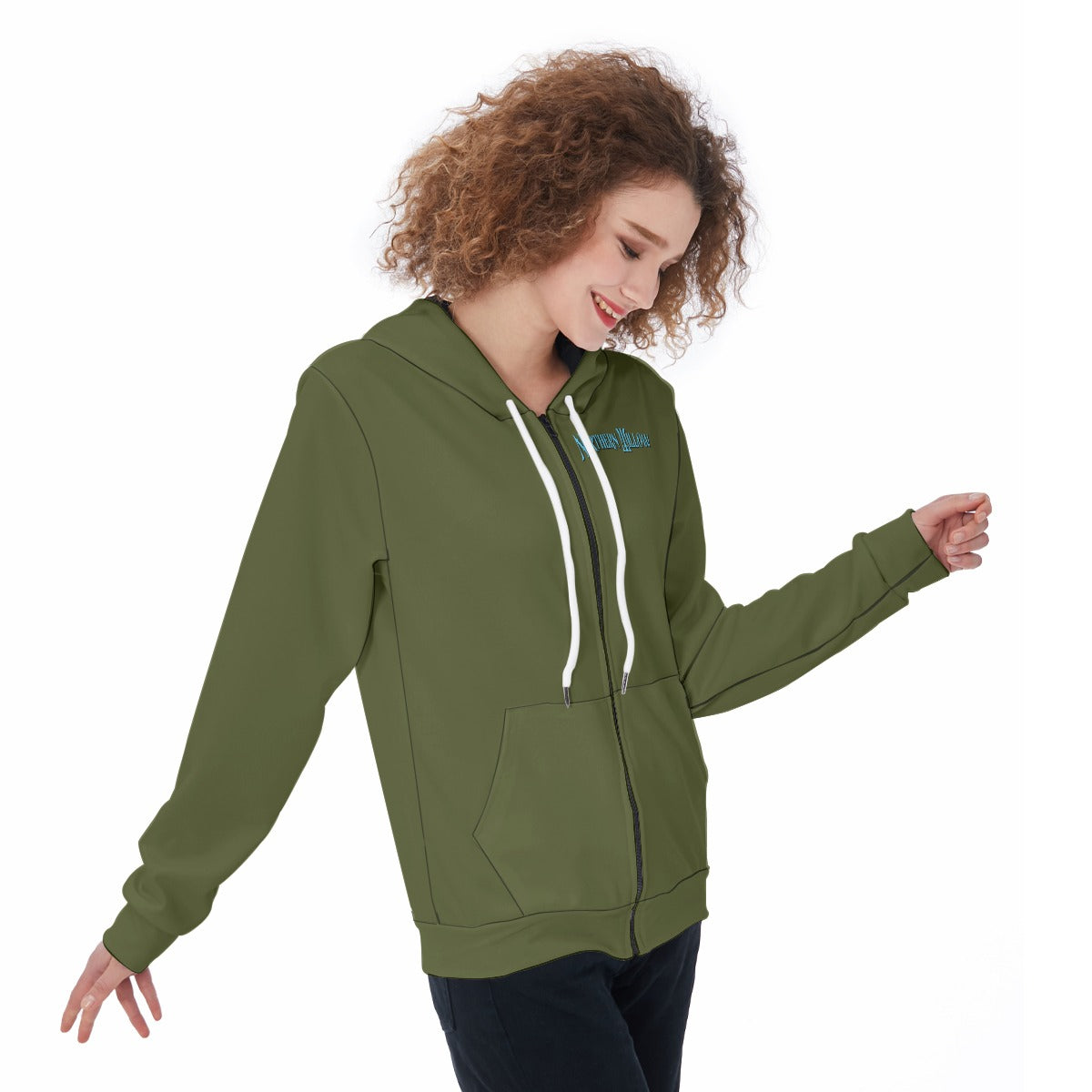 Northern Willow  Women's Zip Up Hoodie Refer to size chart for proper fit