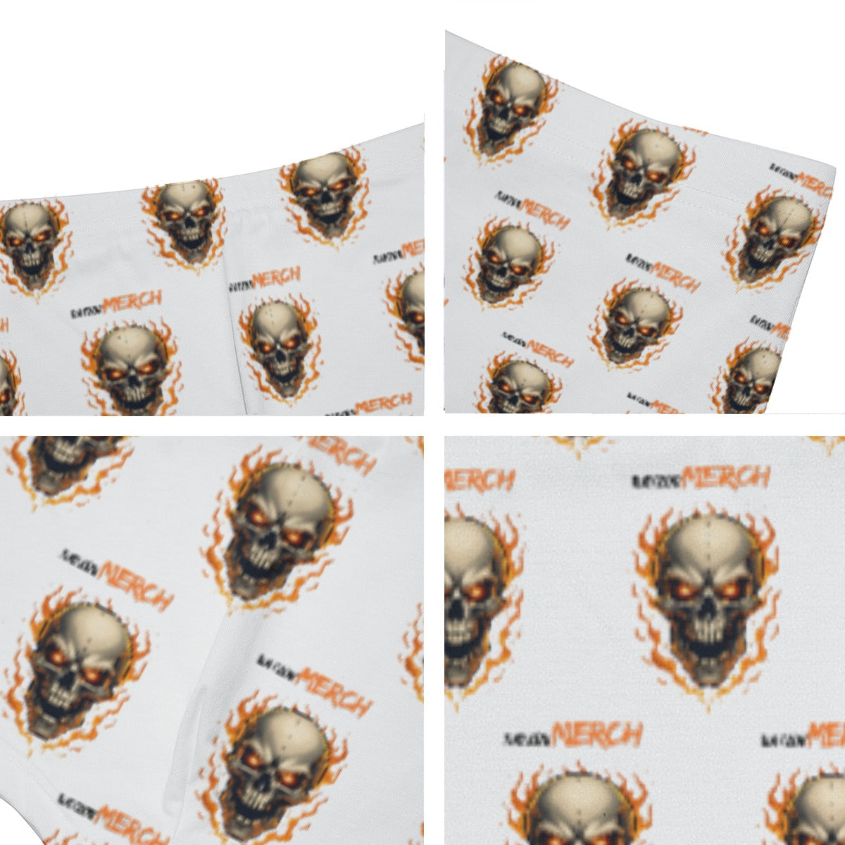 All-Over Print Men's Short Boxer Briefs