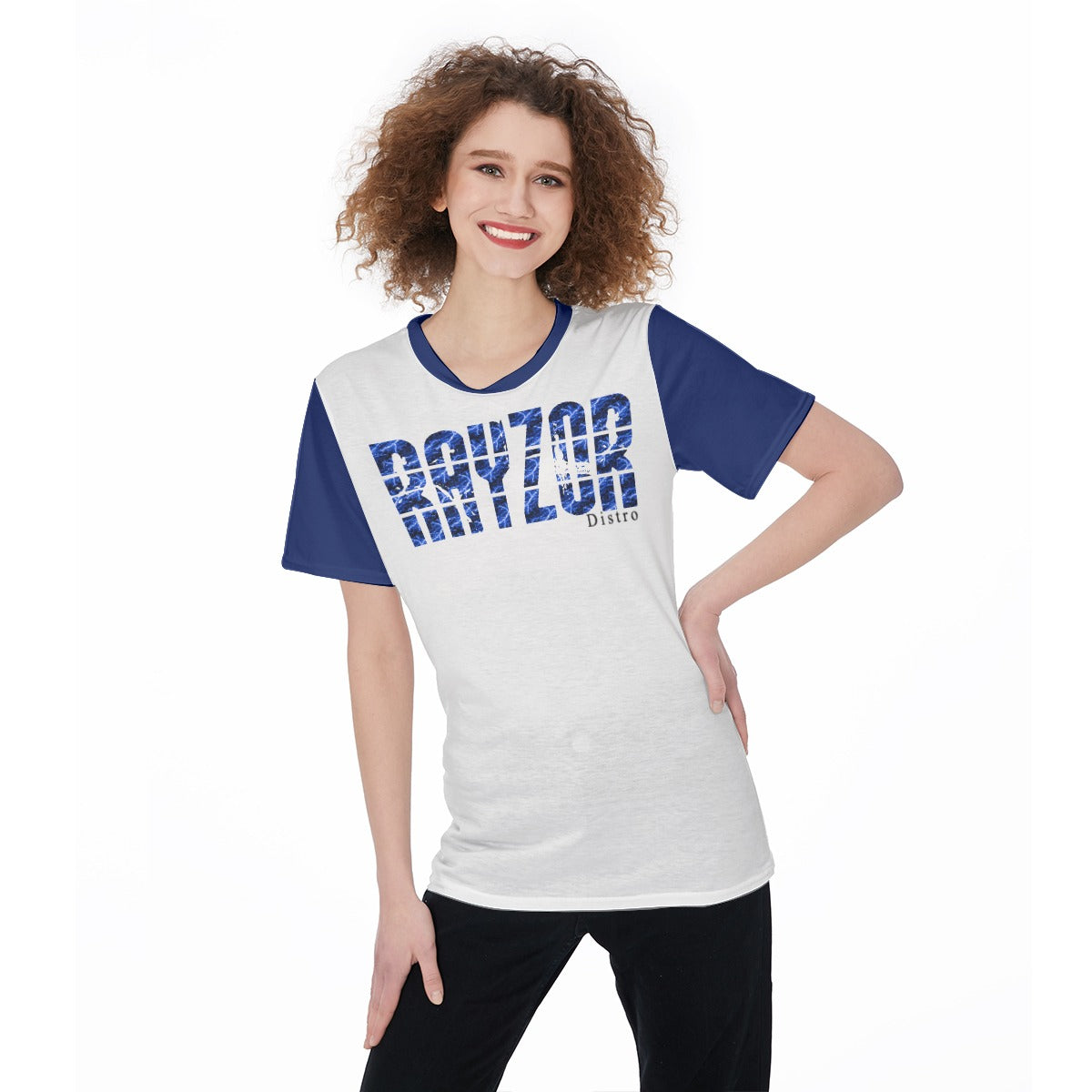 Rayzor Women's O-Neck T-Shirt|180 GSM Jersey