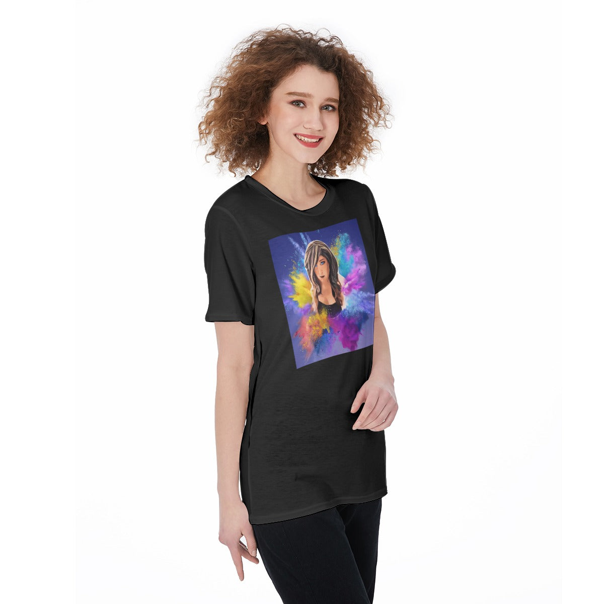 Chrissy Lovely Women's O-Neck T-Shirt|180 GSM Jersey