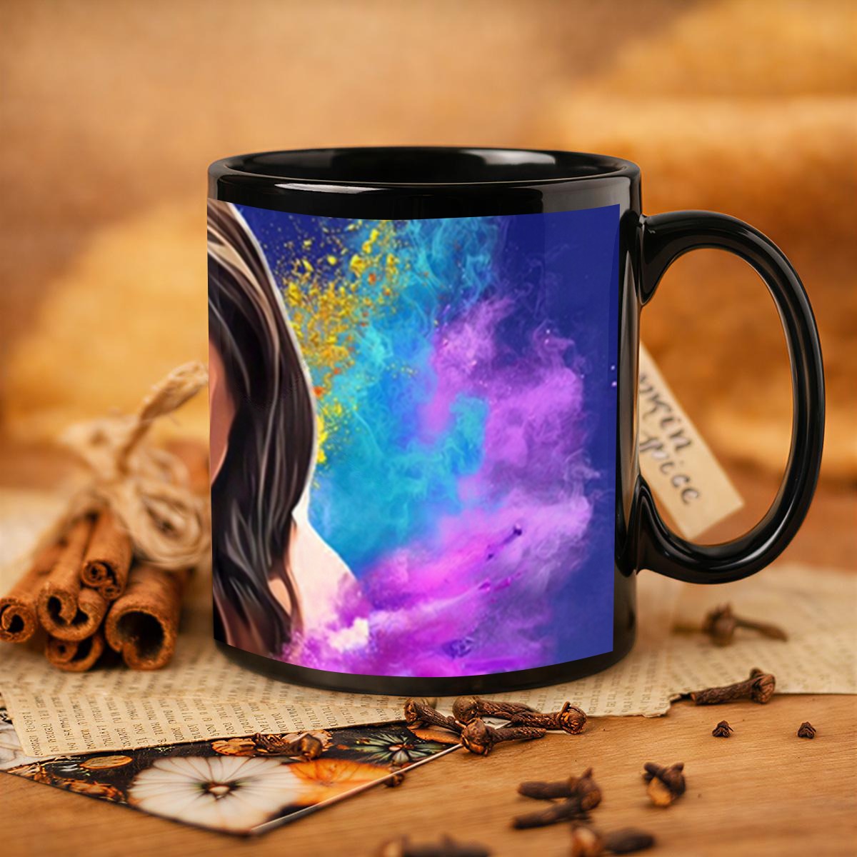 11oz Black Ceramic Mug