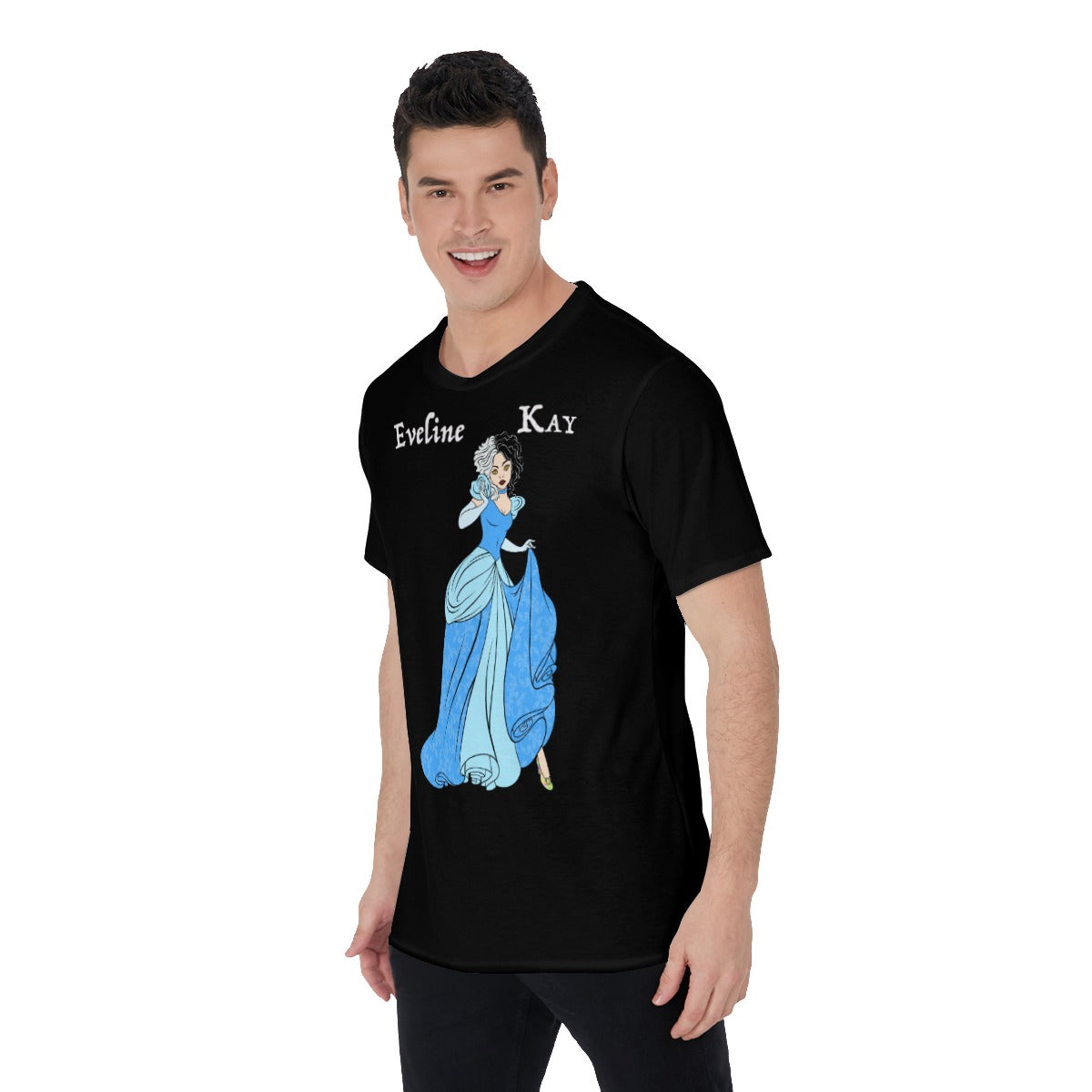 Eveline Kay  Men's O-Neck Cinderella T-Shirt