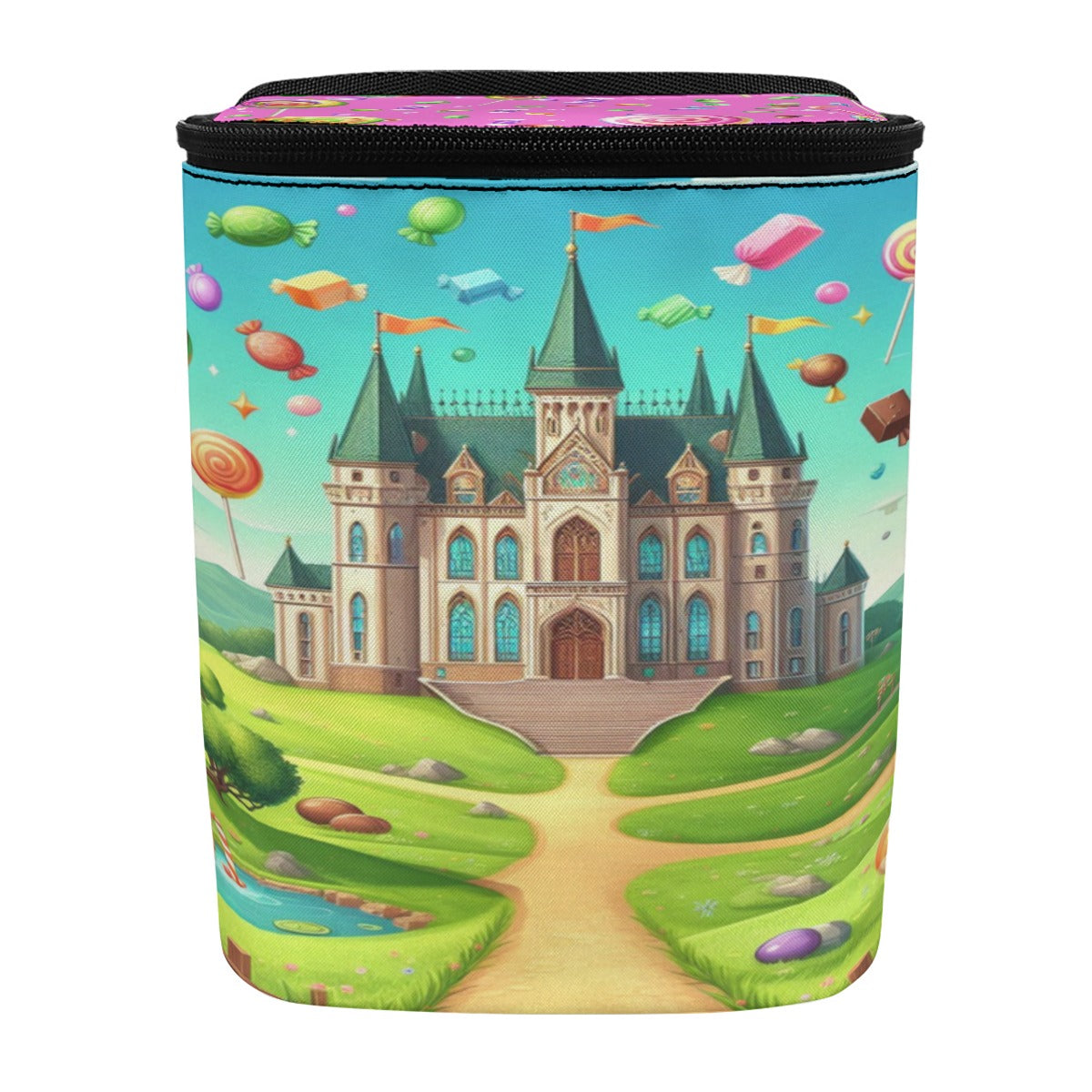 Candy Coated Fantasy Kid's Car Hanging Trash Bin