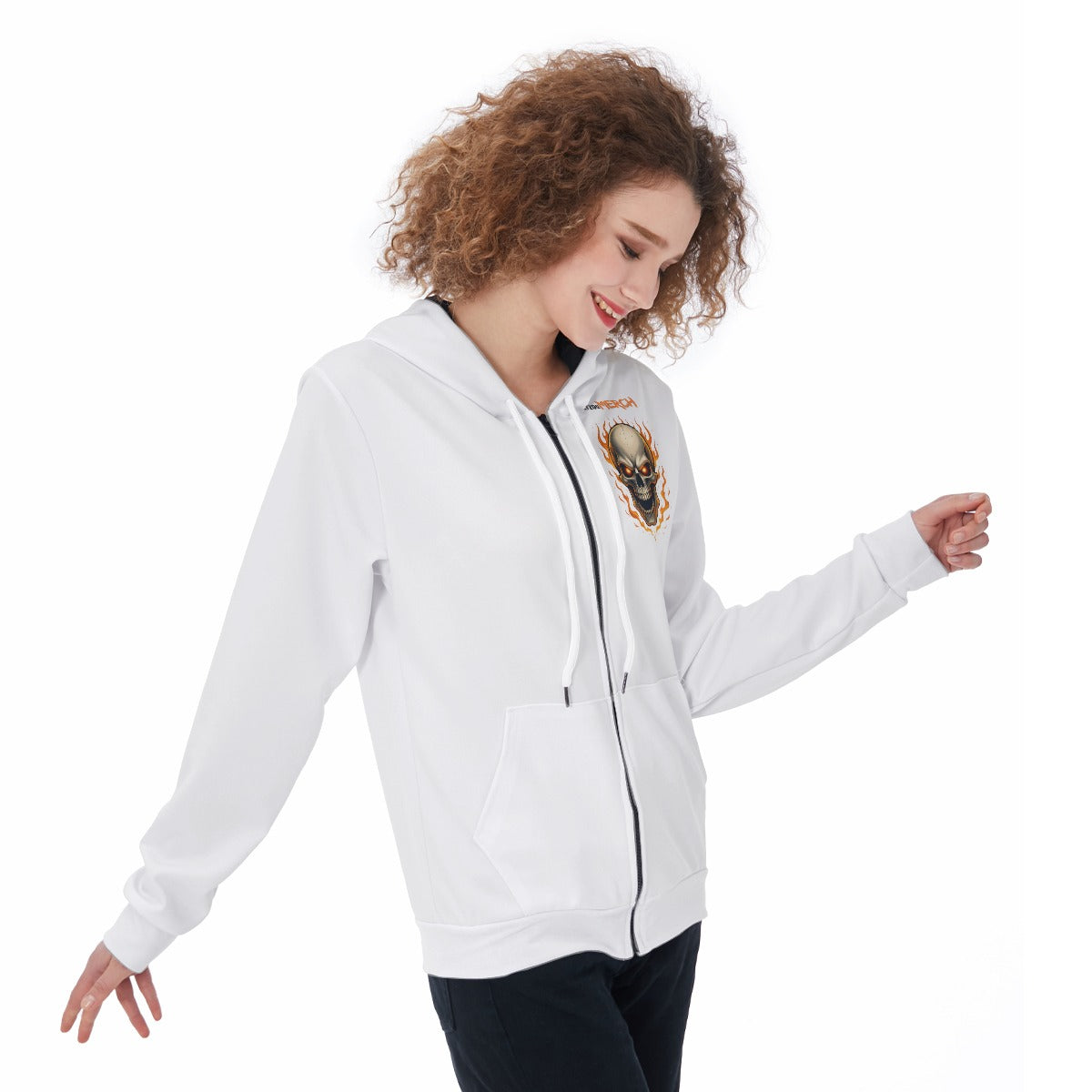All-Over Print Women's Zip Up Hoodie