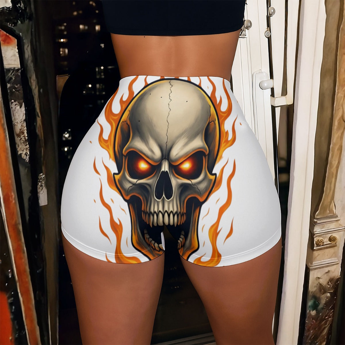 All-Over Print Women’s High-Stretch Shorts