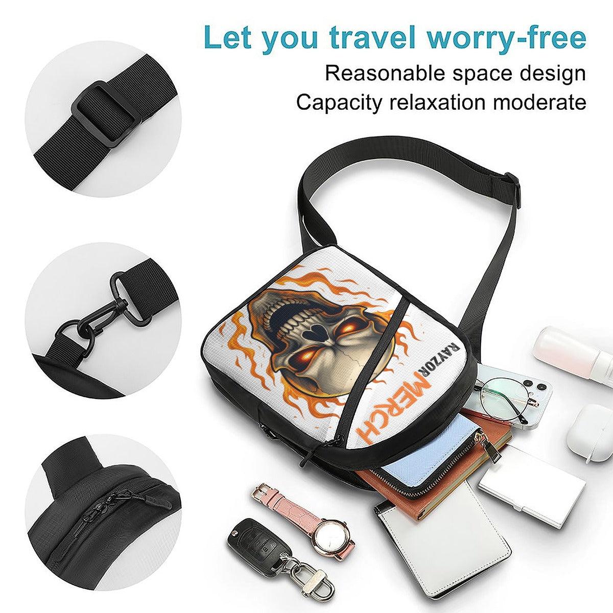 Folding chest bag