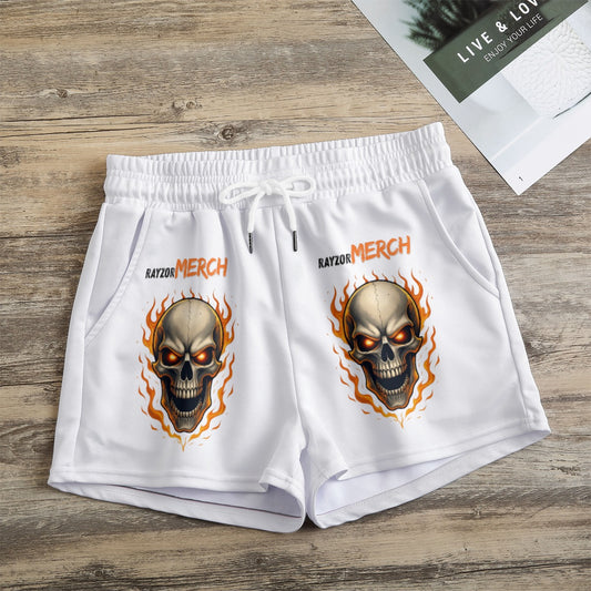 Women's All-Over Print Scuba Casual Shorts
