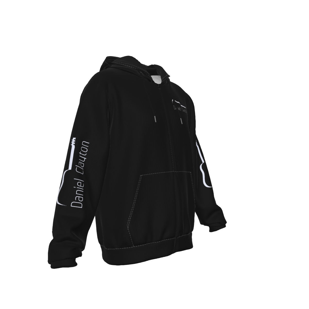 Daniel Clayton Collection Men's Heavy Fleece Zip Up Hoodie