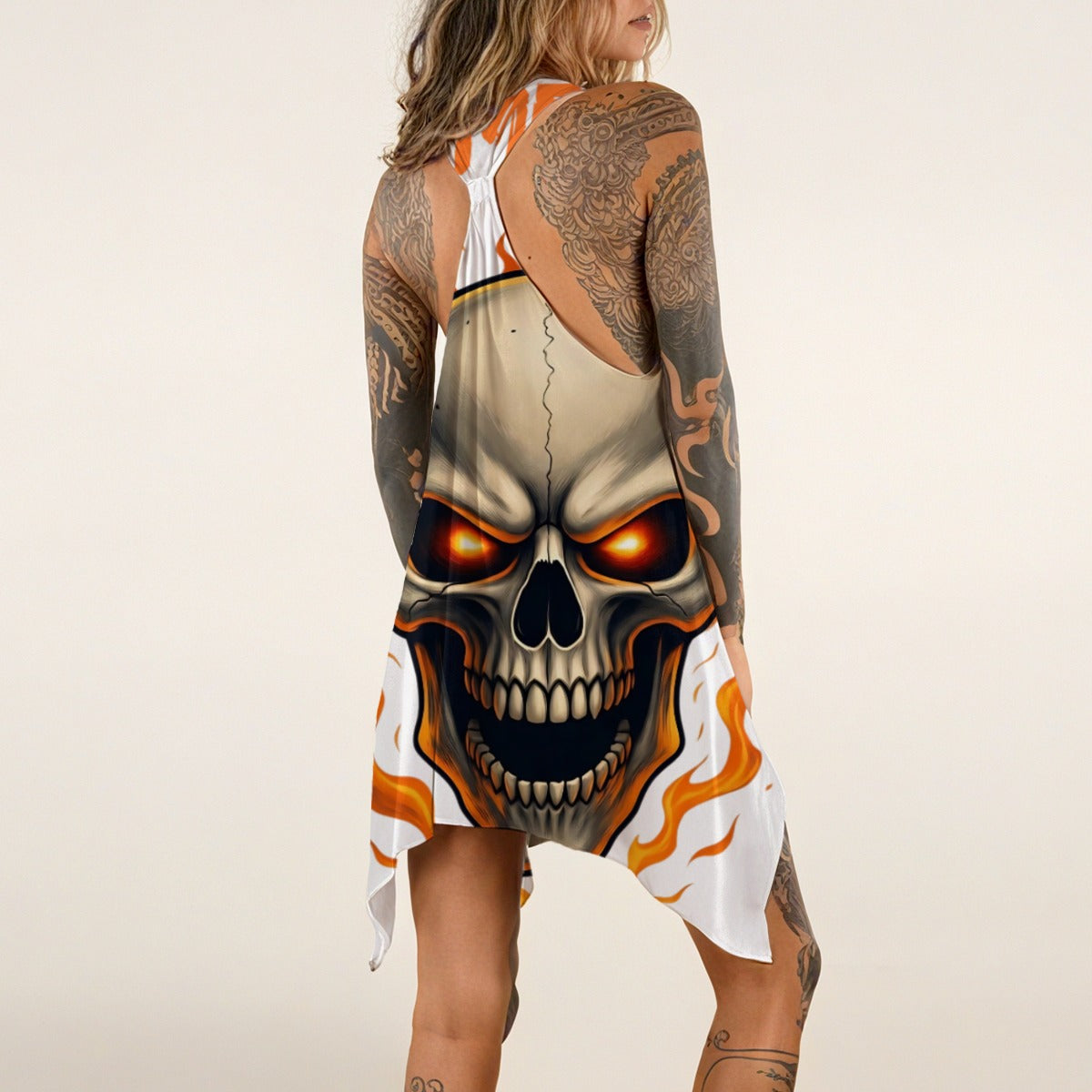 All-over print Women's Sleeveless Tank Dress
