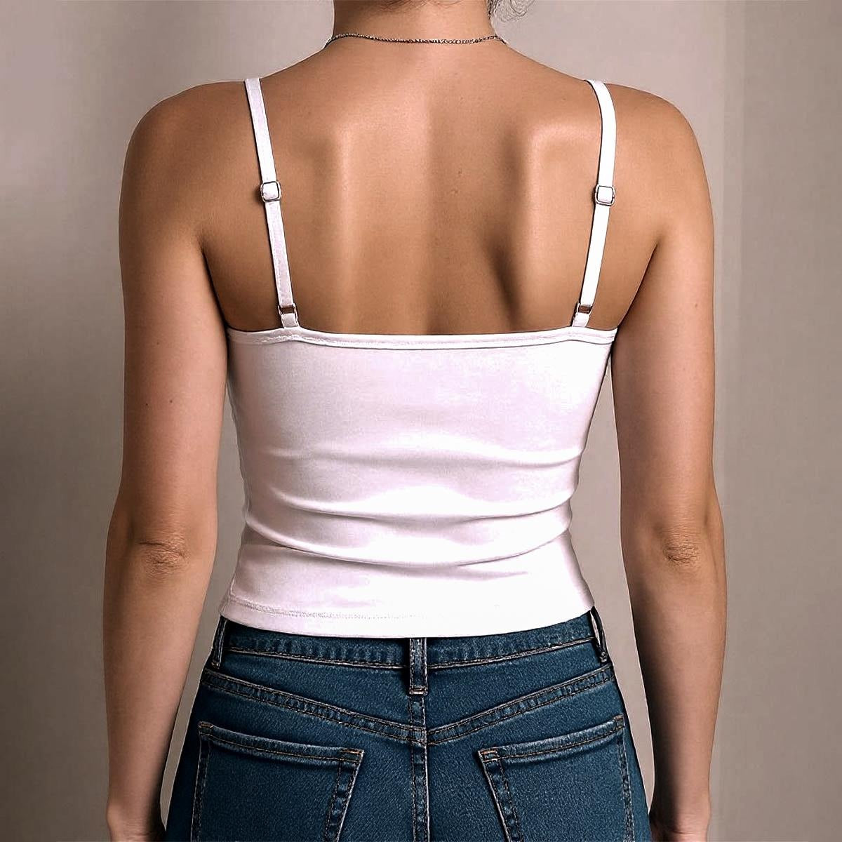 Chrissy Lovely Spaghetti Strap Tank Top