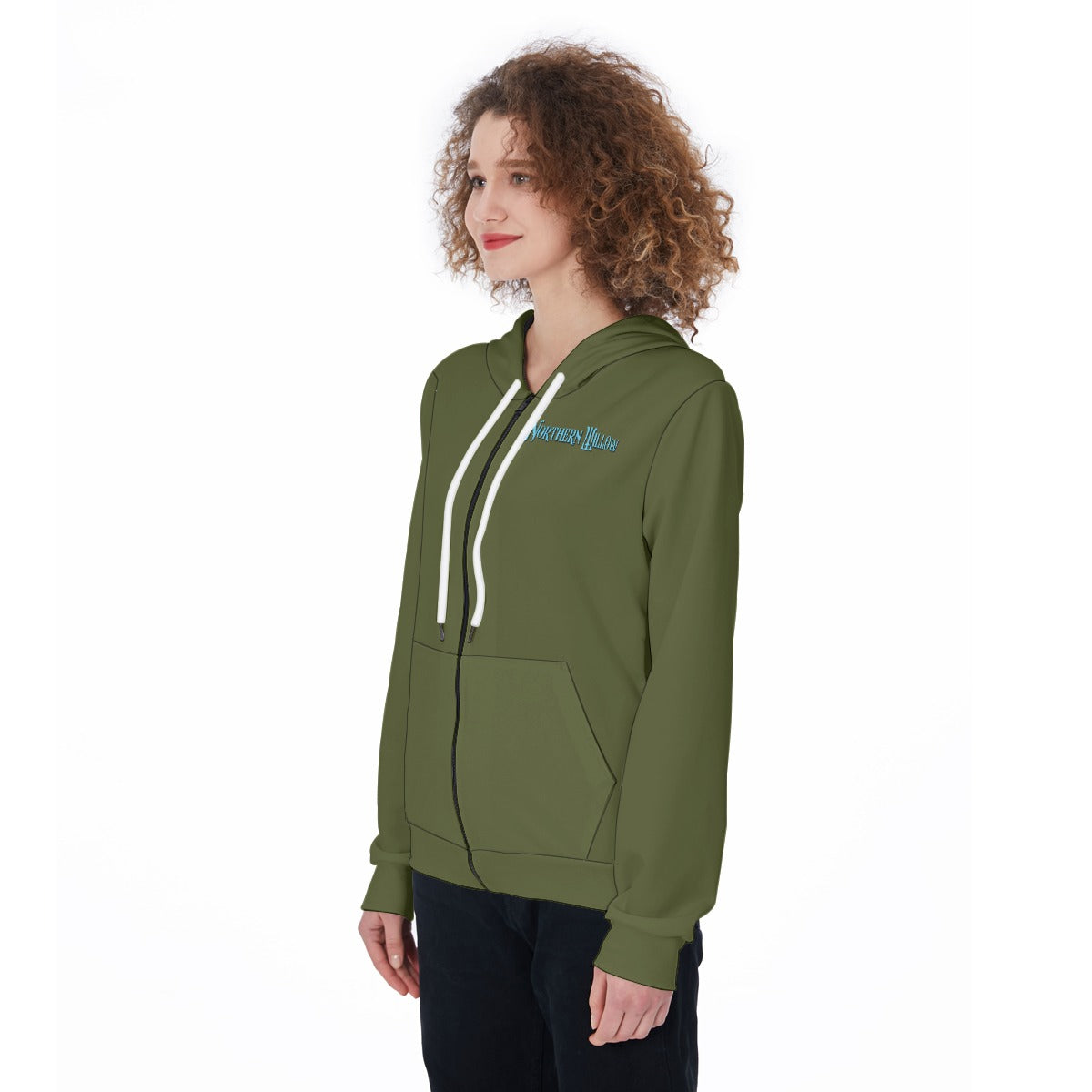 Northern Willow  Women's Zip Up Hoodie Refer to size chart for proper fit