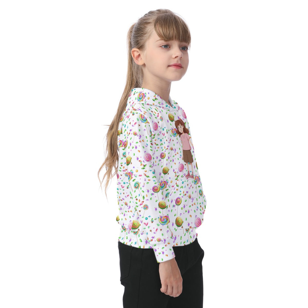 Candy Coated Fantasy Kid's Heavy Fleece Hoodie
