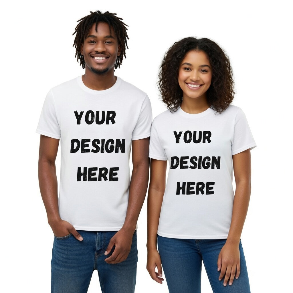 Bulk Pack: 5 Premium Unisex 180 GSM Cotton T-Shirts –  all one size