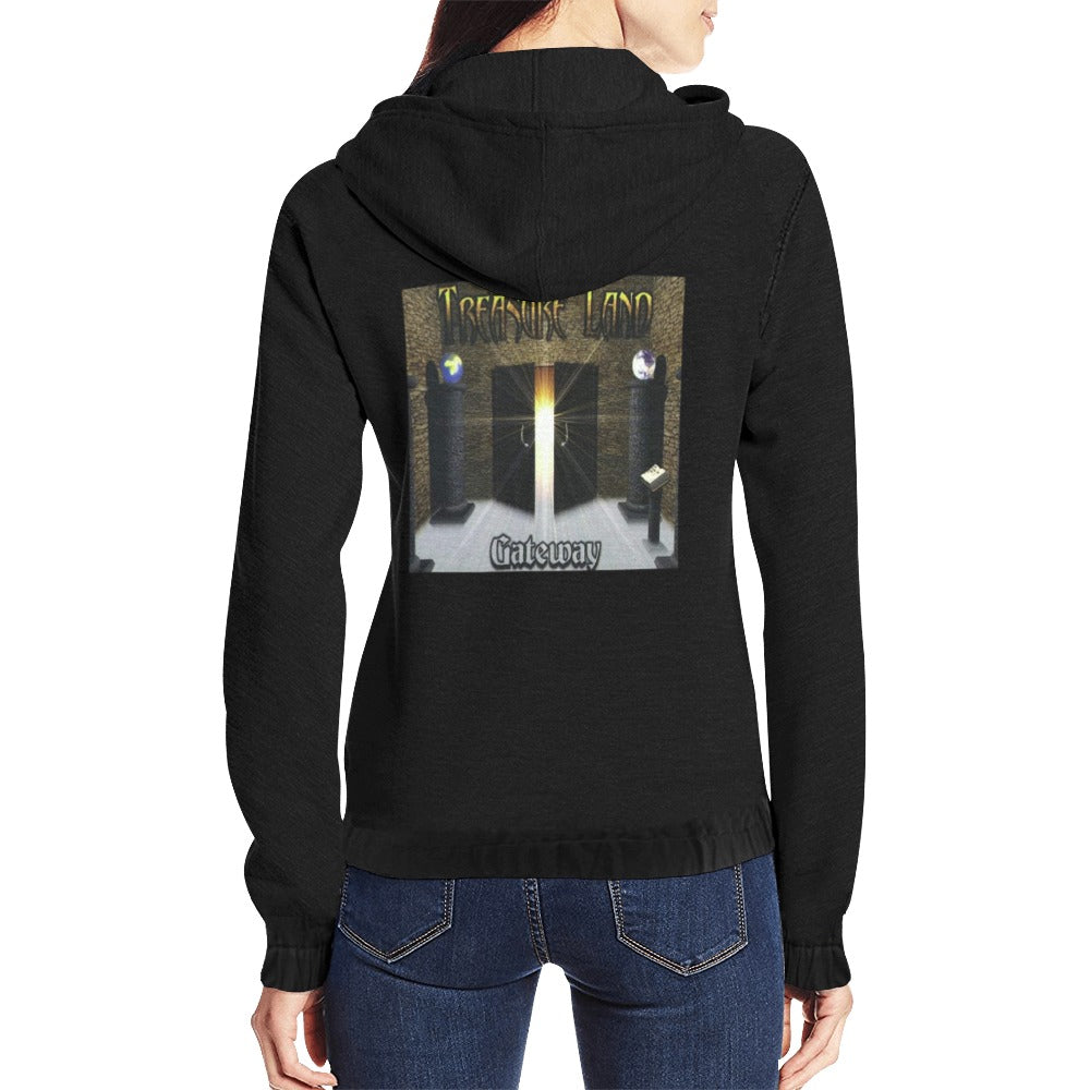 Jonas Hornqivst - Treasure Land - Gateway Album Cover Women's Zip Hoodie