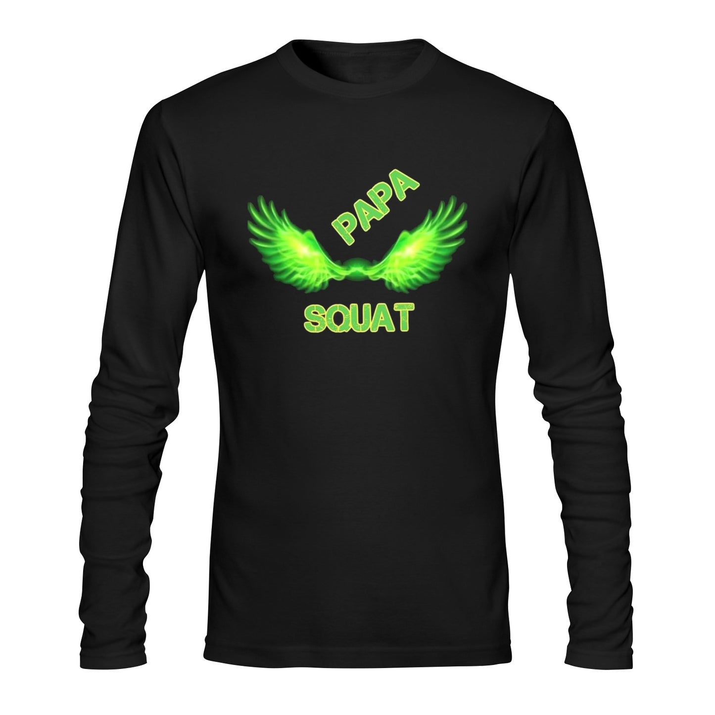 Papa Squat Men's T-shirt (Long-Sleeve)