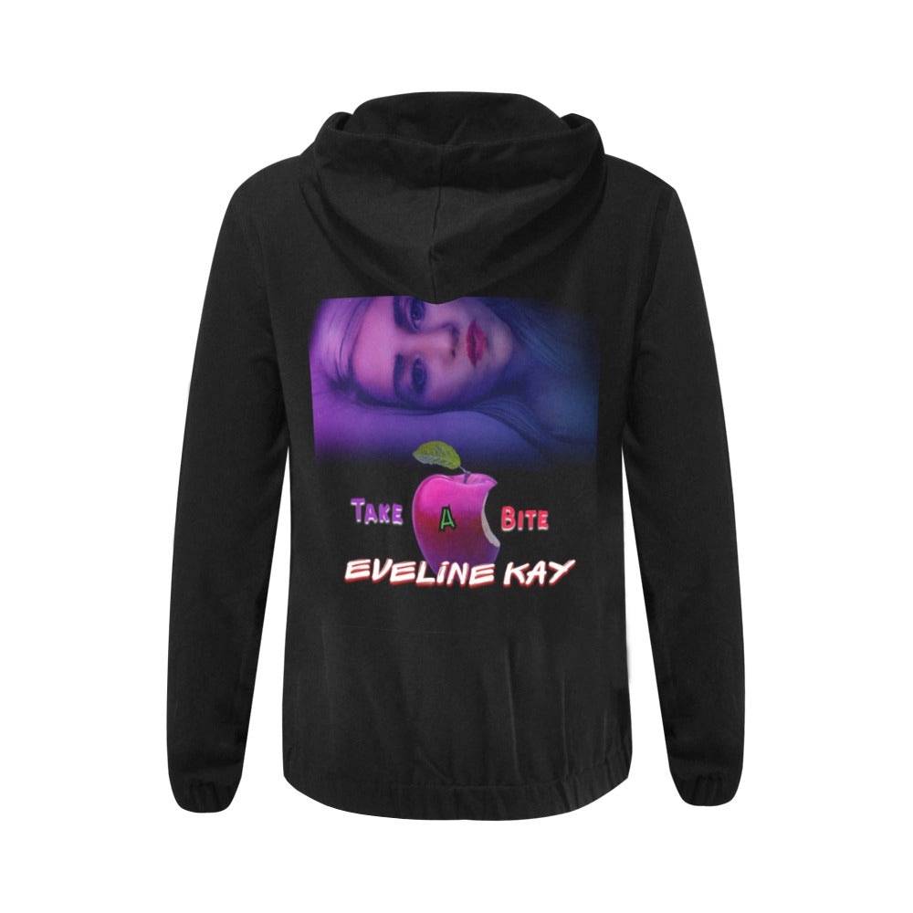 Eveline Kay Take A Bite  Women's Zip Hoodie