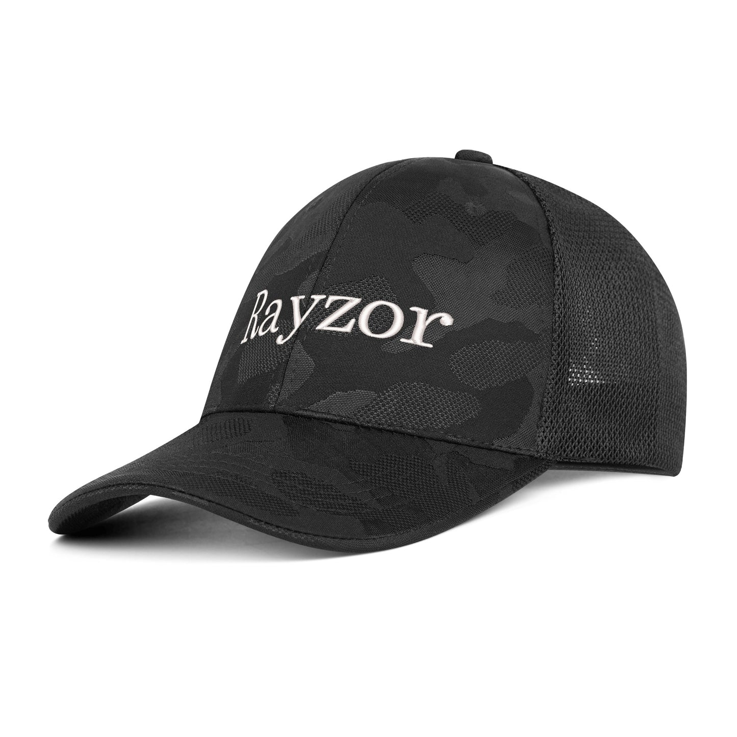 Rayzor Embroidered Mesh Sports Camo Caps