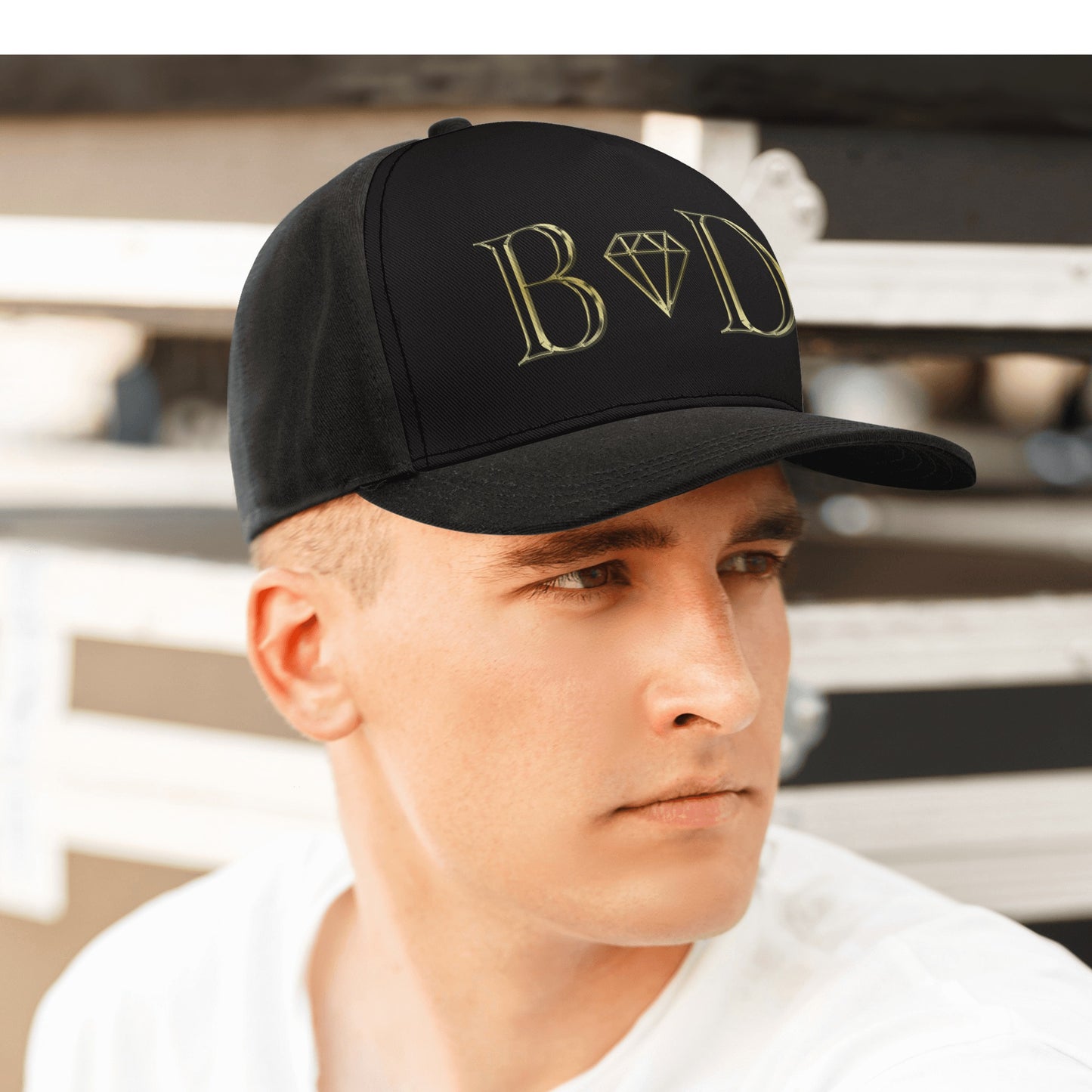 B DIAMOND Logo Ball Cap