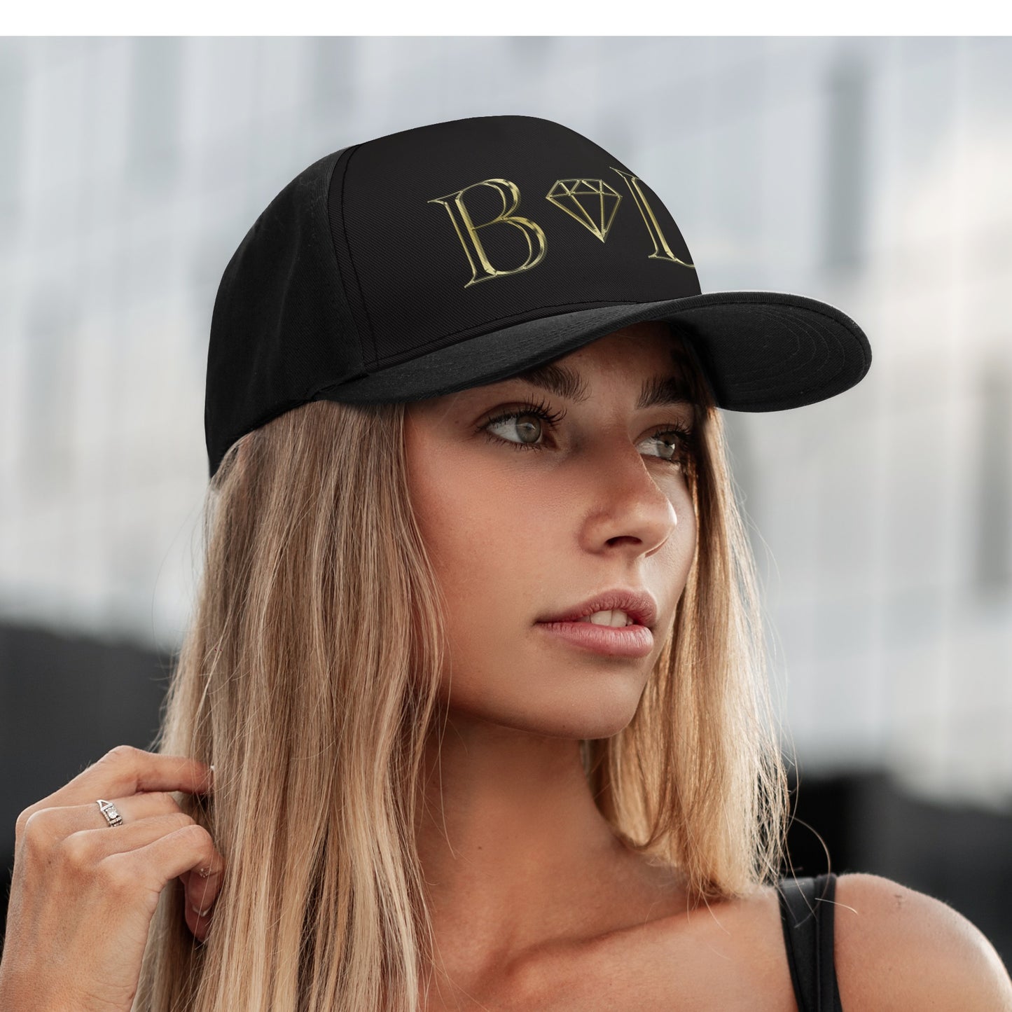 B DIAMOND Logo Ball Cap