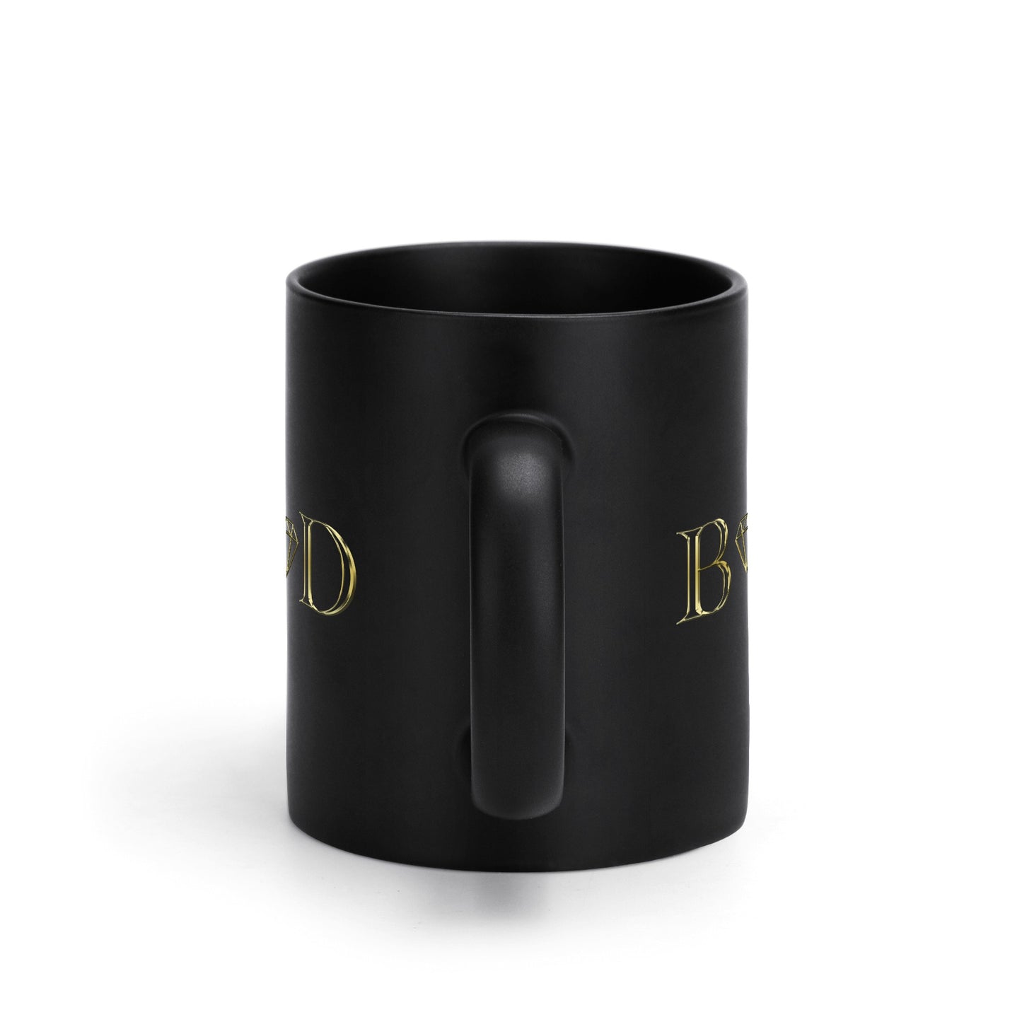 B DIAMOND Black Mug