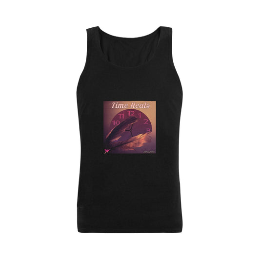 Jevanni Time Mens Shoulder Free Tank Top