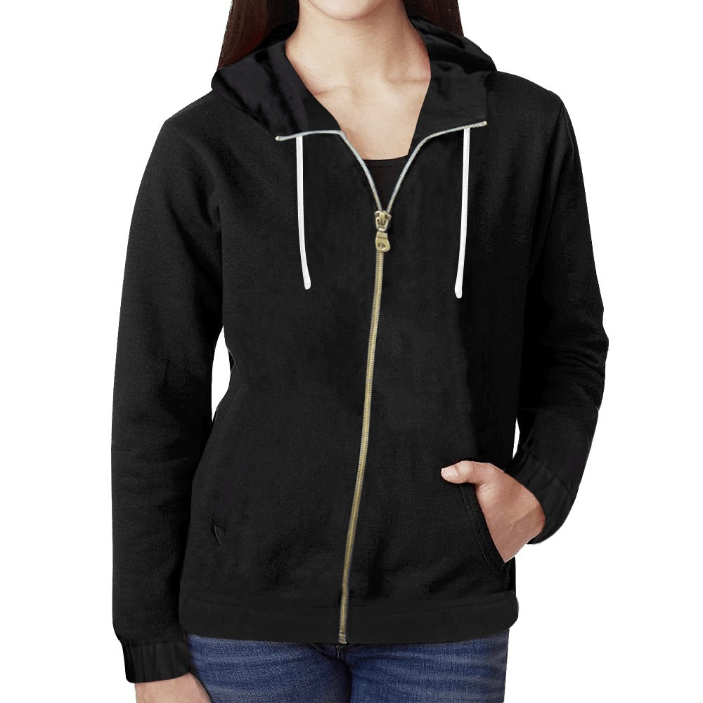 Eveline Kay Take A Bite  Women's Zip Hoodie