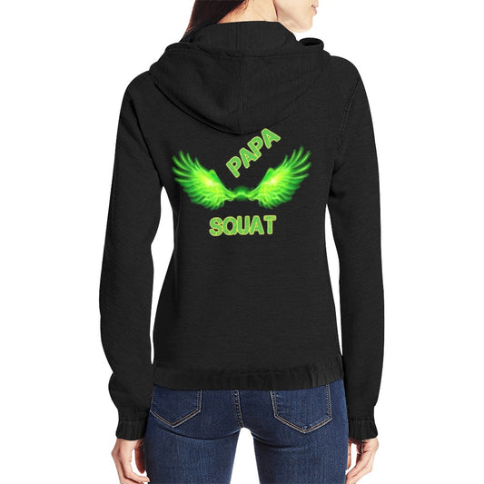 Papa Squat Women's Zip Hoodie