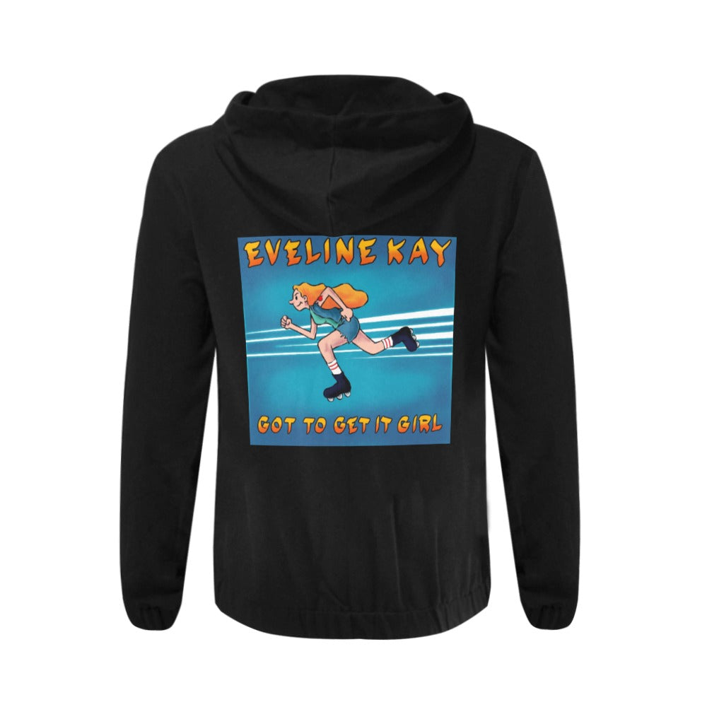 Eveline Kay Got to Get It Girl Men's Zip Hoodie