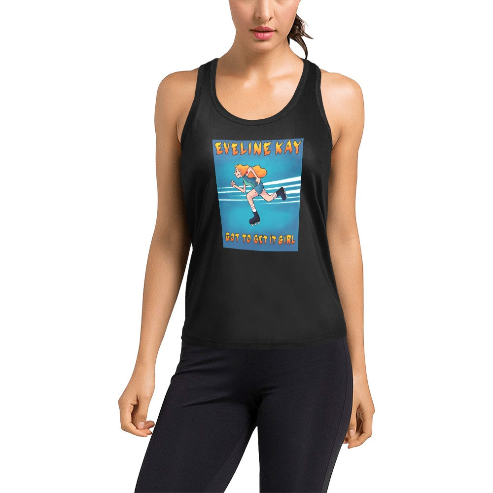 Eveline Kay Got To Get It Girl Women's Racerback Tank Top