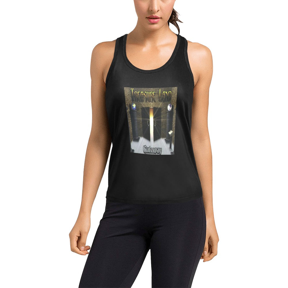 Jonas Hornqivst - Treasure Land - Gateway Album Cover Women's Racerback Tank Top