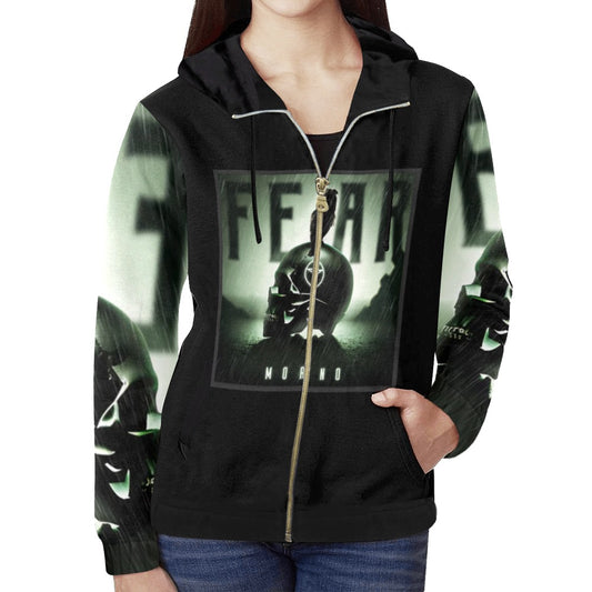 Skin devils Fear-Moreno Women's Zip  Hoodie