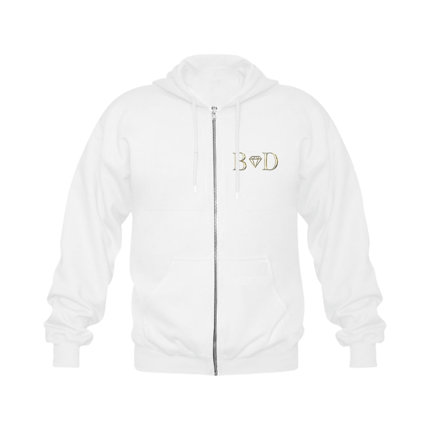 B Diamond Unisex Zip Hoodie